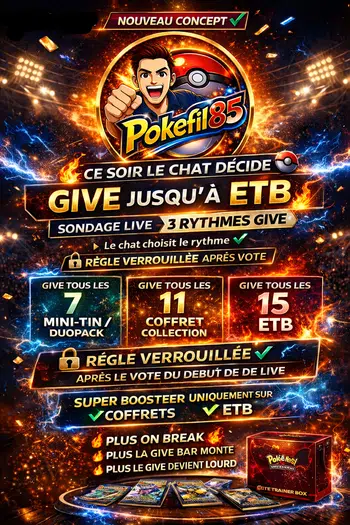🪩🪩 En route pour EtB M2.5 en Give :  1er live show Boxbreak Pokefil85  🪩🪩