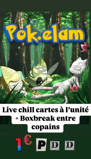 ⚡️ Magnifique AR 1€PDD ⚡️ 🌳🥰Live chill  cartes à l’unité 1€PDD + boxbreak entre copains 🥰🌳