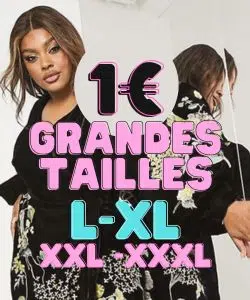 1€ FEMMES L XL XXL et depots clientes à la boutique