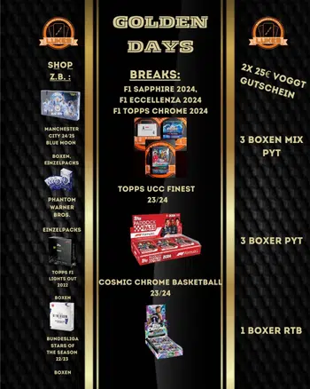 Golden Days!! Giveaways!! Fußball,F1, NBA