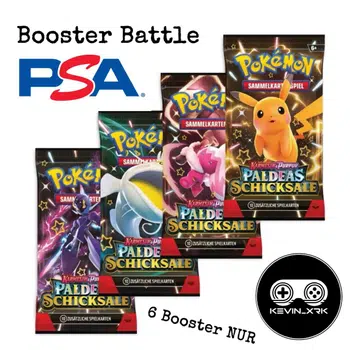 Entspannte Booster Battle um Gradings (6 Booster pro Slap) + Einzelkarten Auktion