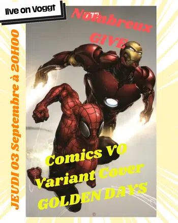 Comics Variant Édition Golden Days