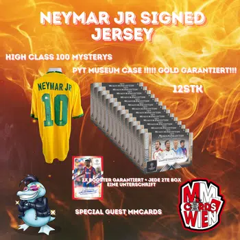 ⚽Highclass Mysterys Neymar signed Jersey + Topps Museum PYT⚽