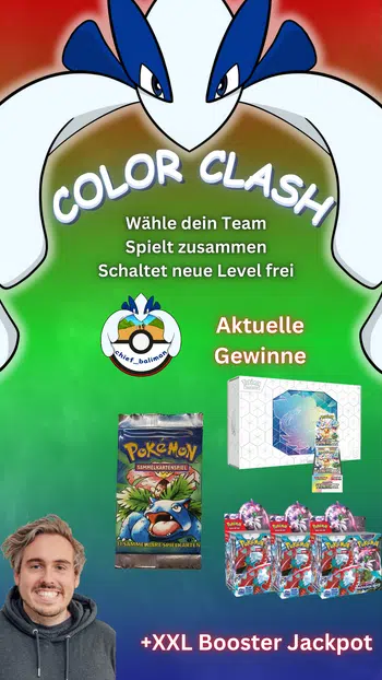 Color Clash – Das große Rundenfinale Teil 1 | Base Set Booster, Displays uvm. als Gewinne!