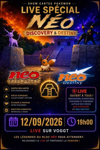 SHOW WIZARDS Master SET - NEO Discovery/Destiny 1€ Pdd....