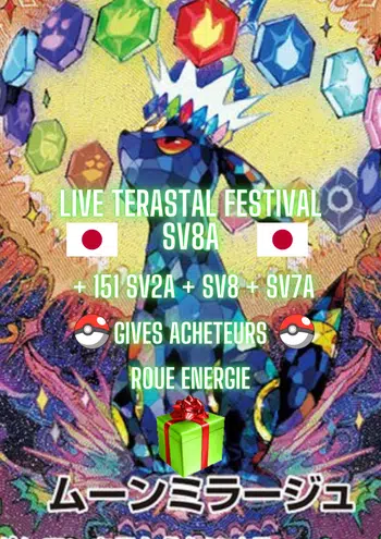 🇯🇵🇯🇵 WE ARE BACK !!! SV8A !! TERASTAL FESTIVAL ET SV8 / 151 /SV7A BOXBREAK POKEMON JAP 🇯🇵🇯🇵