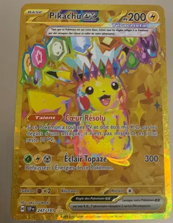 pikachu gold  terrachristal