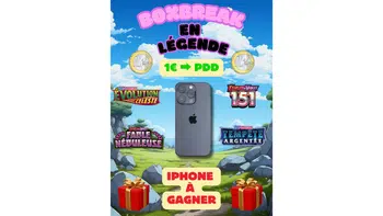 🎁Boxbreak Marathon ➡️ 1€ PDD➡️ Viens gagner ton IPhone et tes cartes gradés🎁