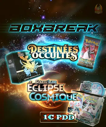 100 boosters Destinées Occultes + Demi Eclipse Cosmique 1€ PDD 🚀