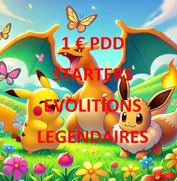 1 € PDD Starters - Evolitions - Légendaires