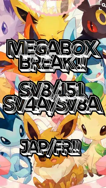 Mega boxbreak JAP/FR pokemon !!!