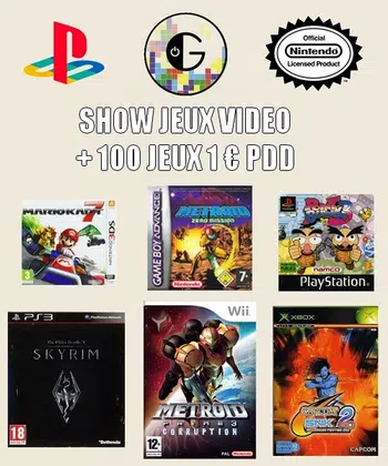 Enorme Show Jeux Vidéo | + 100 jeux 1 € PDD !! Récent et rétrogaming !