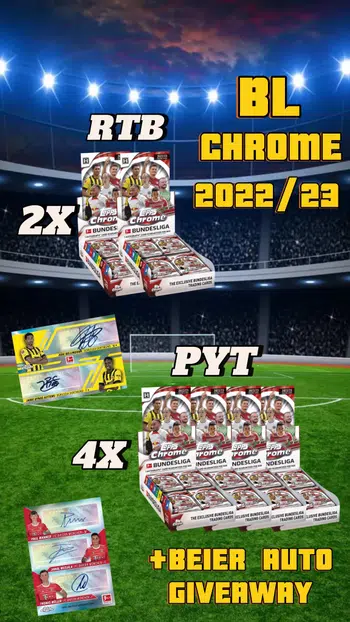 ab 1€ 6x BL Chrome 22/23 PYT & RTB 🥳🔔