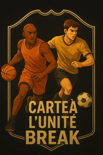Carte à L'unité Et Break Basketball A La Roue