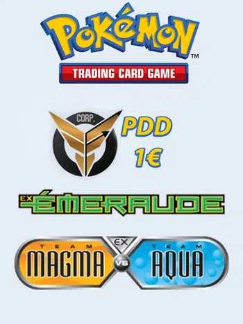 🚨BLOC EX : TEAM MAGMA/AQUA - EMERAUDE PDD1€🚨