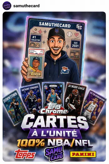 Cartes à l'unité 🔥 100% NBA/NFL - Rookie
