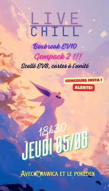 Boxbreak EV10, EV8, Gempack 2, SV9, cartes à l'unité