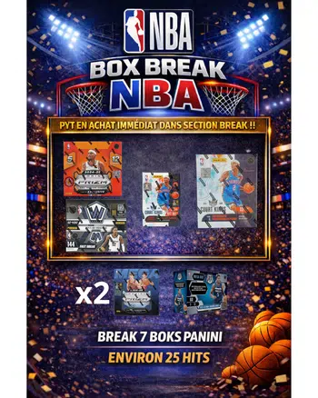 🔥🏀 BREAK NBA PYT 7 BOXS PANINI (ENVIRON 25 HITS)