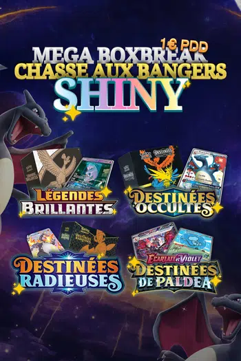 MÉGA BOXBREAK + SCELLE 1€ PDD🤯 Destinées Occultes vs Légendes brillantes vs Destinées radieuses vs Destinées de Paldea ✨