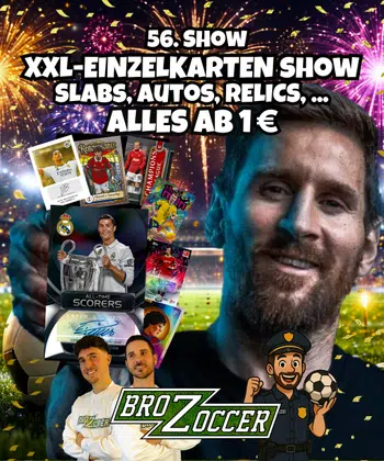 XXL-Einzelkartenshow ab 1€!🤑Slabs, Autos, Relics, ...!🤩