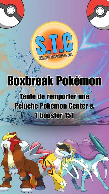 Boxbreak EV8 ! Gagne ta peluche Pokémon Center