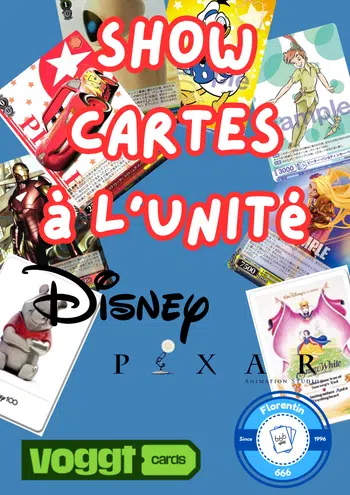 💥BIG SHOW Cartes à l'unité / DISNEY - PIXAR - ETC💥