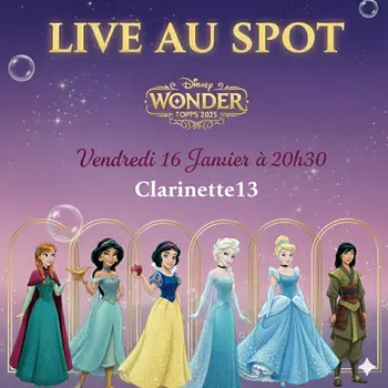 Live TOPPS Wonder au spot sur 2 méga 5 blasters
