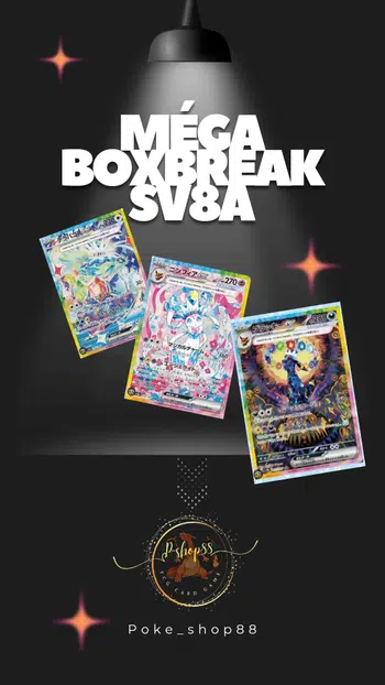 🦎🔥 - boxbreak SV8a - 🔥🦎 PSA et display à gagner 🔥 bienvenu en 2025 🧨