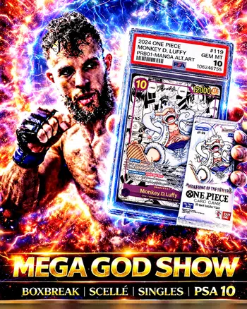Méga god show 🏆 Case op05 + PSA 10 Luffy Gear 5 Manga 🇺🇸