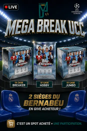 ⚽🔥MÉGA BREAK UCC CHROME 25/26 ! 💎 GUESTS SURPRISE & GIVEAWAYS DE FOLIE 🎉⚽