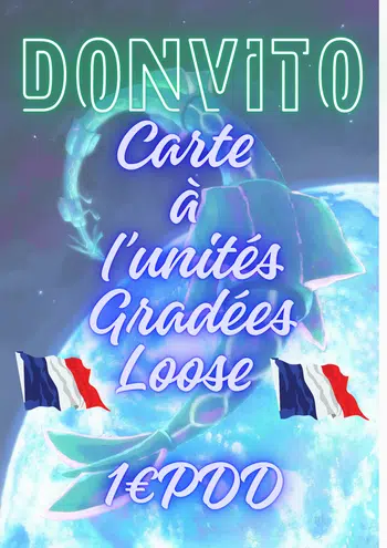 🔵⚪🔴 Carte a l'unité gradées et loose FR  1€ PDD 🔵⚪🔴