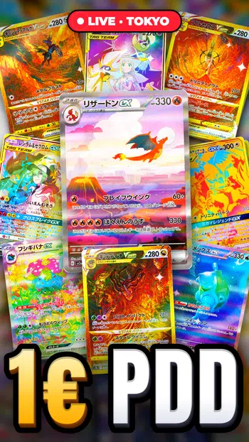 ⭐️ ÉNORME LIVE DRACAUFEU 151, GIRATINA VSTAR, 1€ PDD • BB DISPLAY 30TH ⭐️