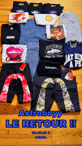 💥 ÉVÈNEMENT : CORTEIZ, SUPREME, BAPE, EVISU, AMI, GIVEWAYS 💥
