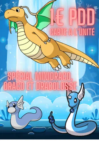 ✨ Spéciale minidraco, draco et dracolosse ✨carte a l'unité 1€ pdd