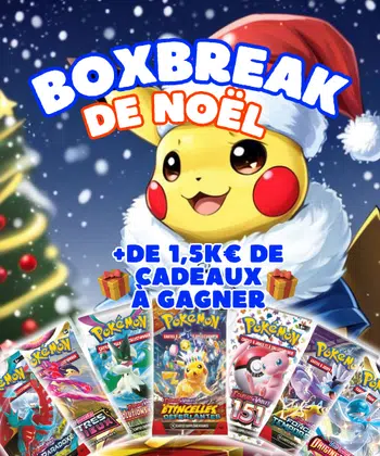 BOXBREAK DE NOËL 1€ PDD- 500 Boosters +1,5K€ de Cadeaux  🎁🎄