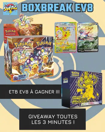 Boxbreak EV8 - FULL GIVEWAY + ETB EV8 à gagner !!!