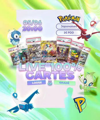 Le Vintage Show - Cartes Alternatives Japonaises Gradées + Latios et Latias Escouade Near Mint 🤯 et Master Set Célébrations 25 Ans à 1€ prix de départ 🚀🤯😍🔥💫