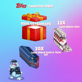 💲500€ Giveaways💲 ⚽Case Break Uefa ⚽Case Break Barcelona Team Set⚽
