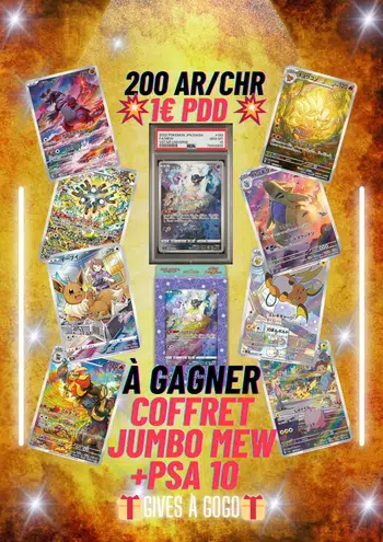 📢BLACK FRIDAY‼️200 AR/CHR à 1€ PDD+PSA 10 et coffret à gagner🎁