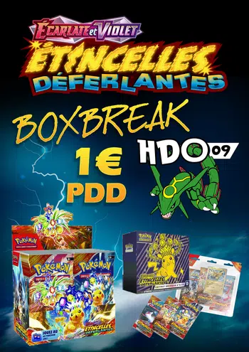 Boxbreak EV8 1€ PDD & Battle Caverne