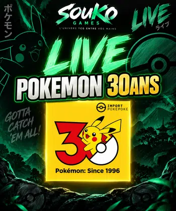 🔥Cartes a l'unité POKEMON 30 ANS🔥