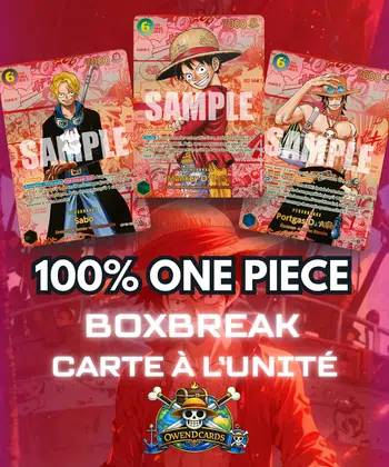 🧭 ONE PIECE ÉVÉNEMENT🏴‍☠️ BOXBREAK - RED MANGA OP13-FR / Carte à L'unité