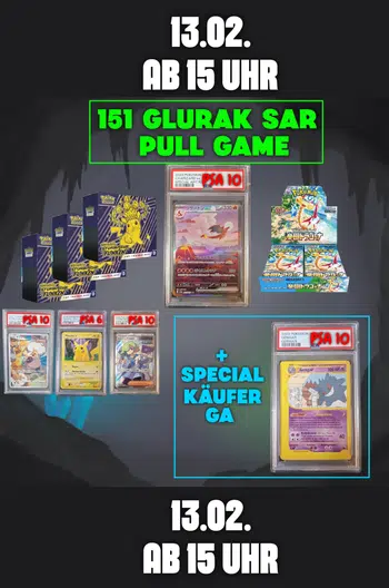 🦊 151 GLURAK SAR - PULLGAME | 🎁 KäuferGA = PSA 10 GENGAR | FREE SHIPPING 🦊
