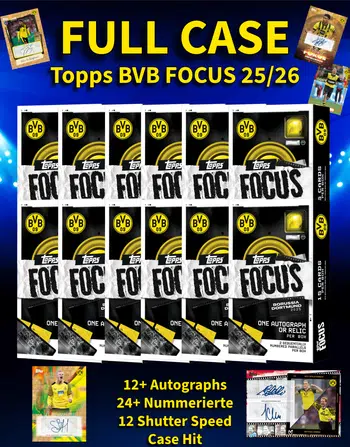 FULL CASE Topps BVB 09 FOCUS 🖤💛 PAYBACK DAY!