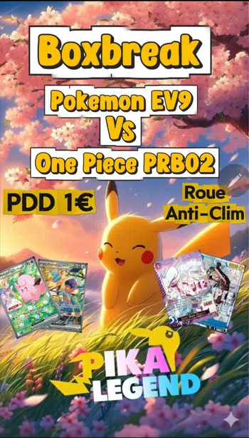 Boxbreak - Pokemon EV9 VS One Piece PRB02 💥1€ PDD💥