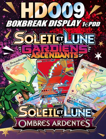 🧨Display 1€PDD🚀  Soleil et Lune 2&3🔥