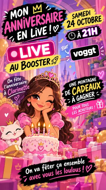 Live anniversaire de Clarinette 🎂