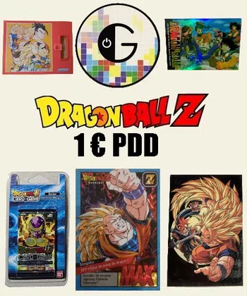 SHOW DBZ 1€ PDD !! Carte Vintage et récent , Booster , Goodies , classeur etc etc