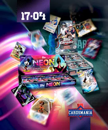 TOPPS CHROME NFL 2025 + DISNEY NEON + 4 FANTASTIQUE AINSI QUE PLEIN DE NOUVEAUTE