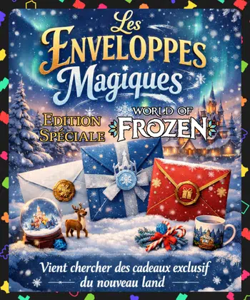 ENVELOPPES MAGIQUES SPECIALES DISNEYLAND PARIS (Des cadeaux exclusifs à gagner)